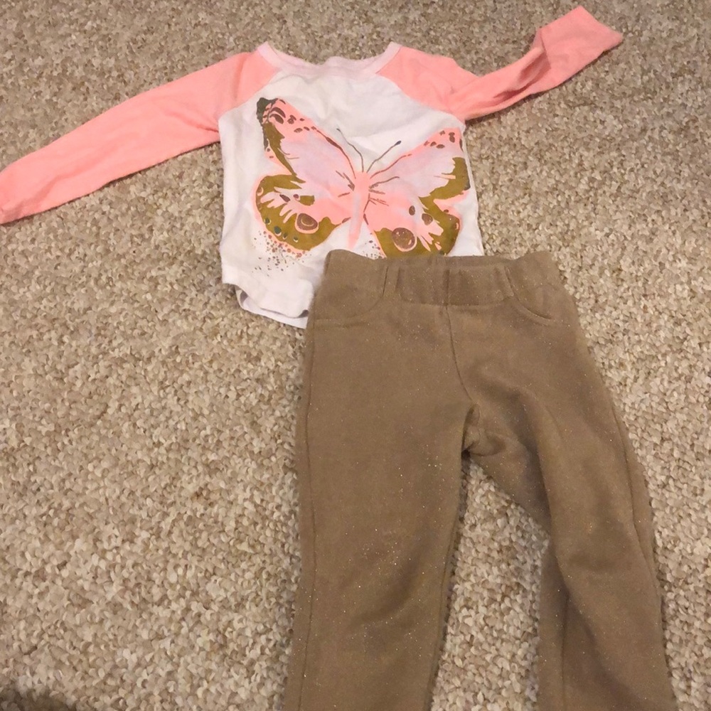 Carter's butterfly matching set